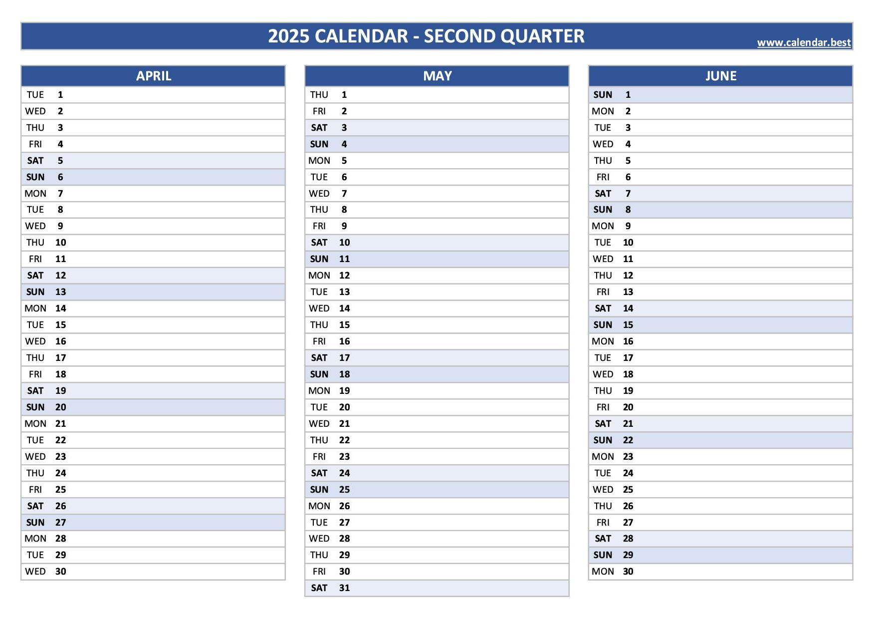 2025 Quarterly Calendar To Print pertaining to Free Printable 2025 Quarterly Calendar
