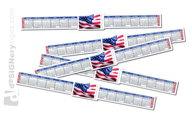 Free Printable Monitor Calendar Strips 2025