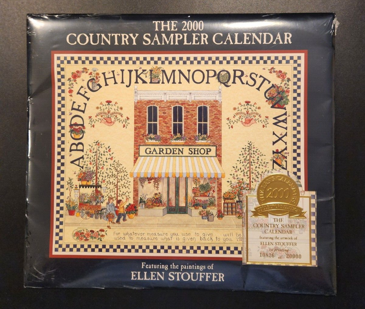 2000Lang Country Sampler Calendar Ellen Stouffer Artwork - New in Sampler Stouffer 2025 Calendar Printable