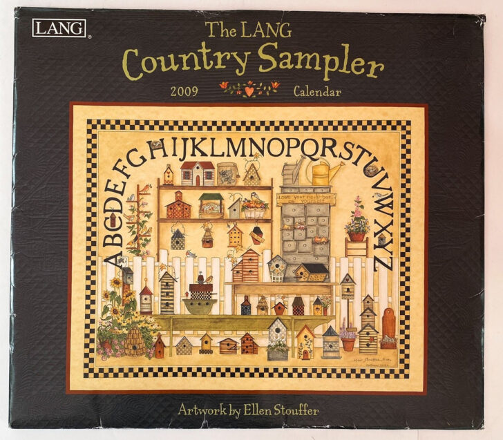 Sampler Stouffer 2025 Calendar Printable