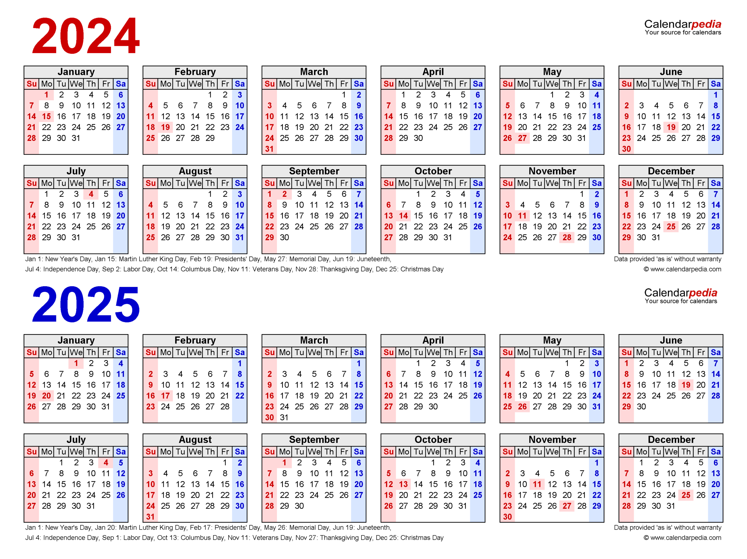 2024-2025 Two Year Calendar - Free Printable Pdf Templates throughout August 2024 To June 2025 Calendar