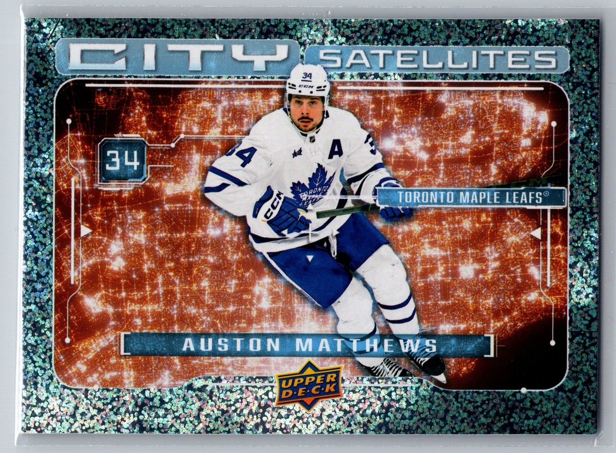 2024 Upper Deck Auston Matthews City Satellites Speckle #Cs-20 Maple Leafs with regard to NHL Auston Matthews 2025 Calendar Printable