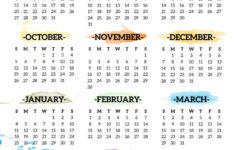2025-2026 School Year Calendar Free Printable – Paper Trail Design intended for June 2025 July 2026 Calendar