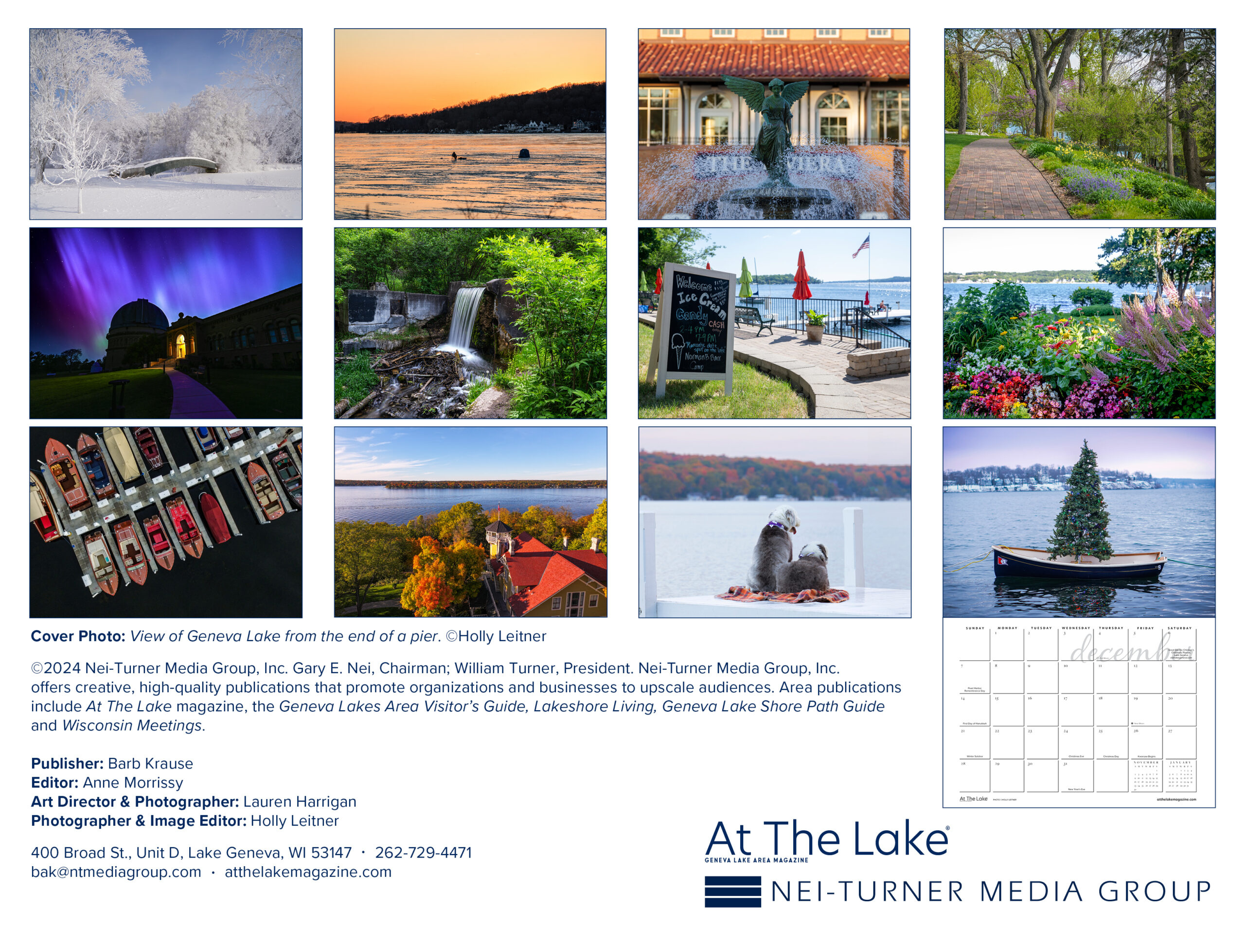 2025 At The Lake Wall Calendar - At The Lake Magazine in Wisconsin Travel And Events 2025 Calendar Printable