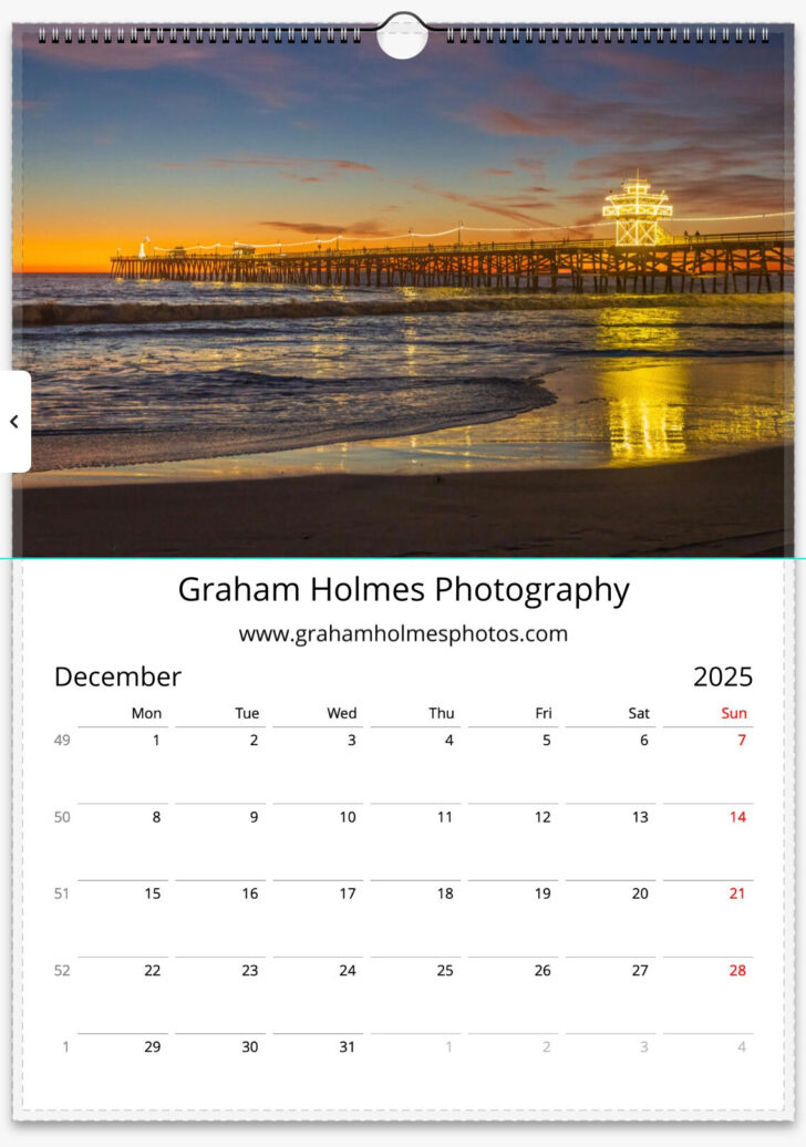 Carolina Coast 2025 Calendar Printable