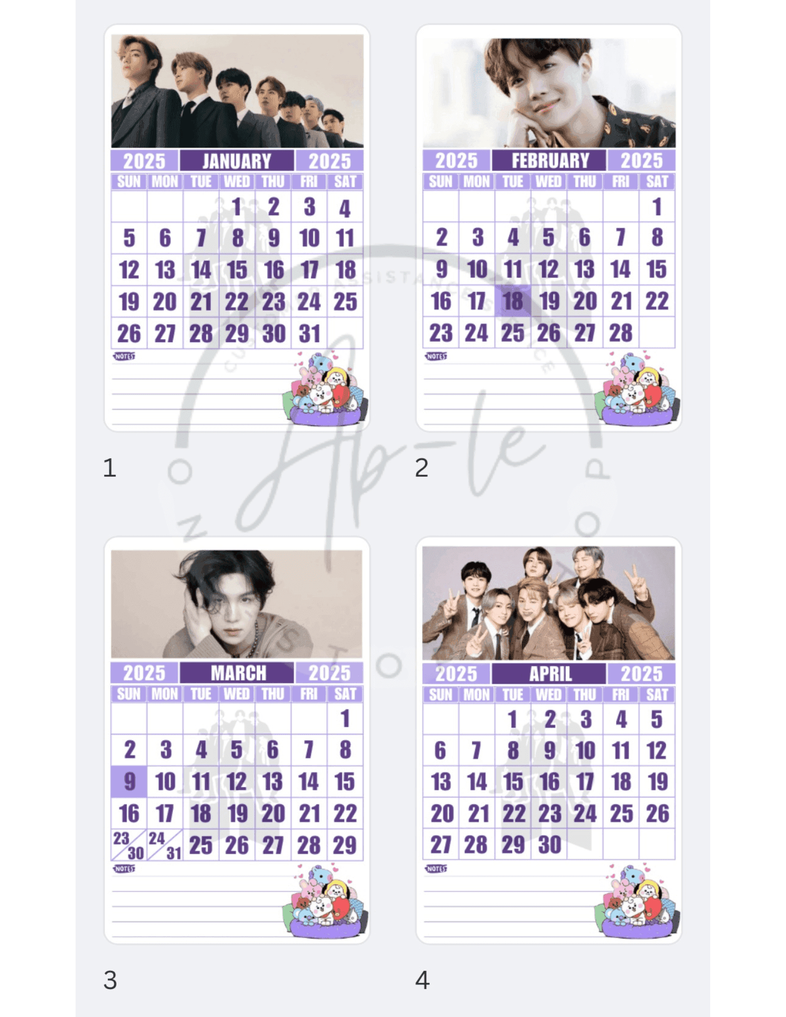 2025 Bts Calendar Templateappleofyoureyes - Raket.ph throughout Bts 2025 Calendar Printable