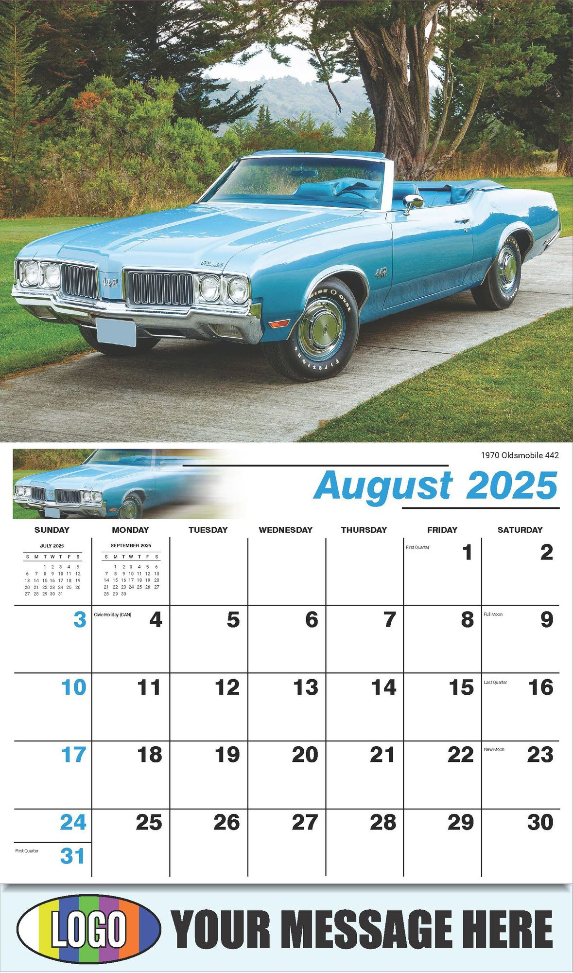 2025 Business Promotion Calendar | Classic Gm Cars inside Classic Cars 2025 Calendar Printable