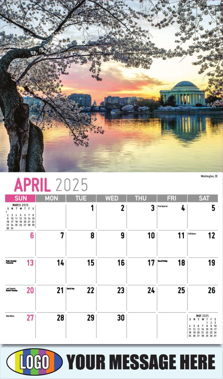 Scenic America 2025 Calendar Printable