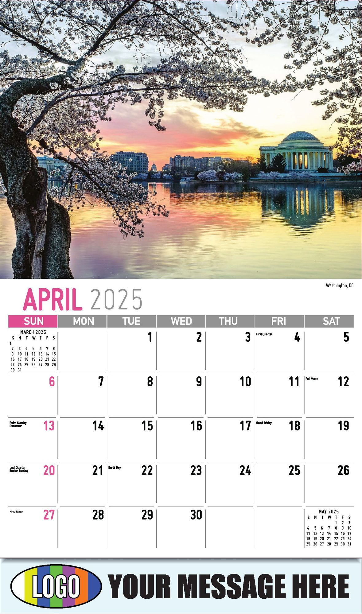 2025 Business Promotion Calendar | Scenes Of America regarding Scenic America 2025 Calendar Printable