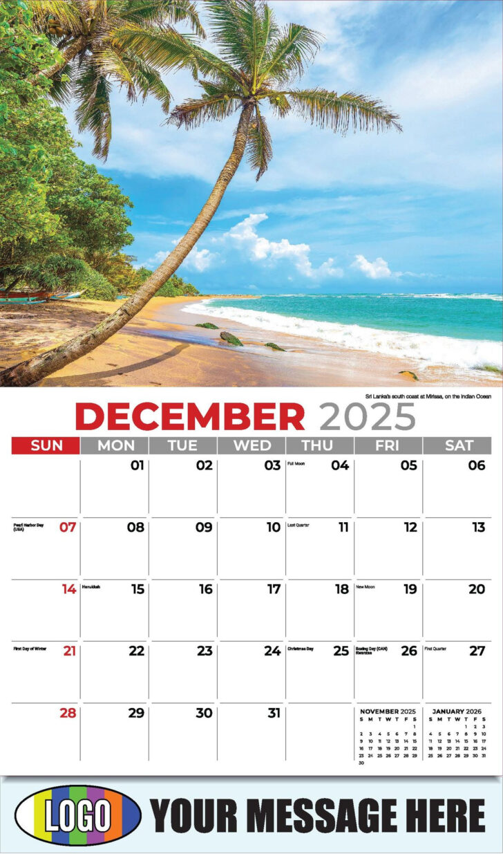 Surfing 2025 Calendar Printable