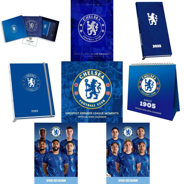 Chelsea Legends 2025 Calendar Printable
