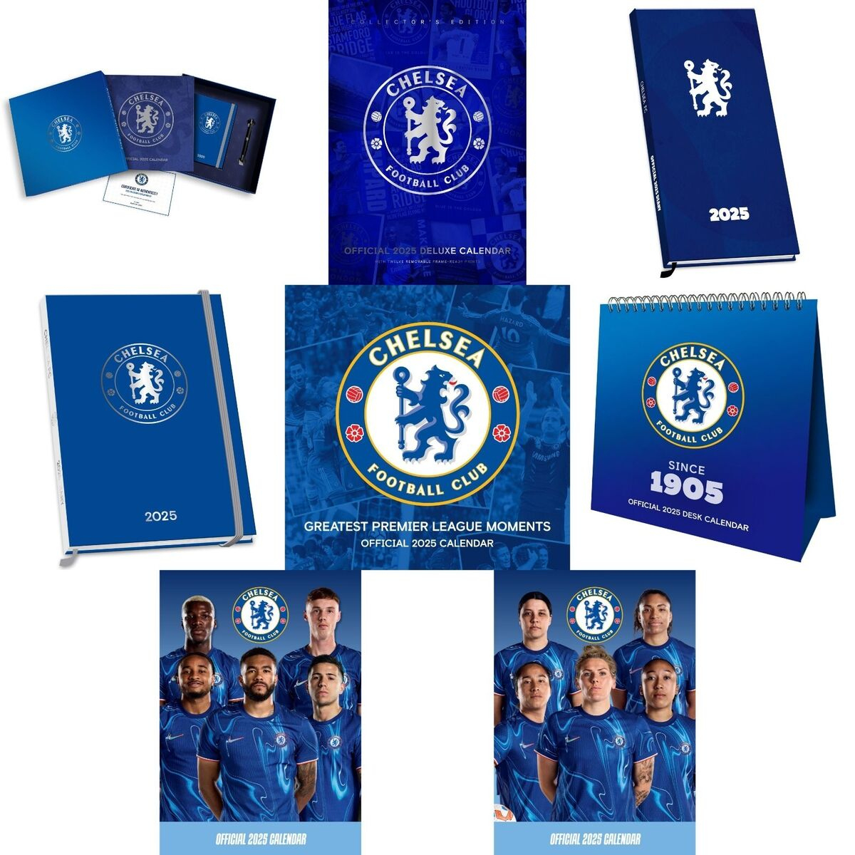 2025 Calendar &amp;amp; 2025 Diary Chelsea Fc Blues Football Fan Gift Official Product inside Chelsea Legends 2025 Calendar Printable