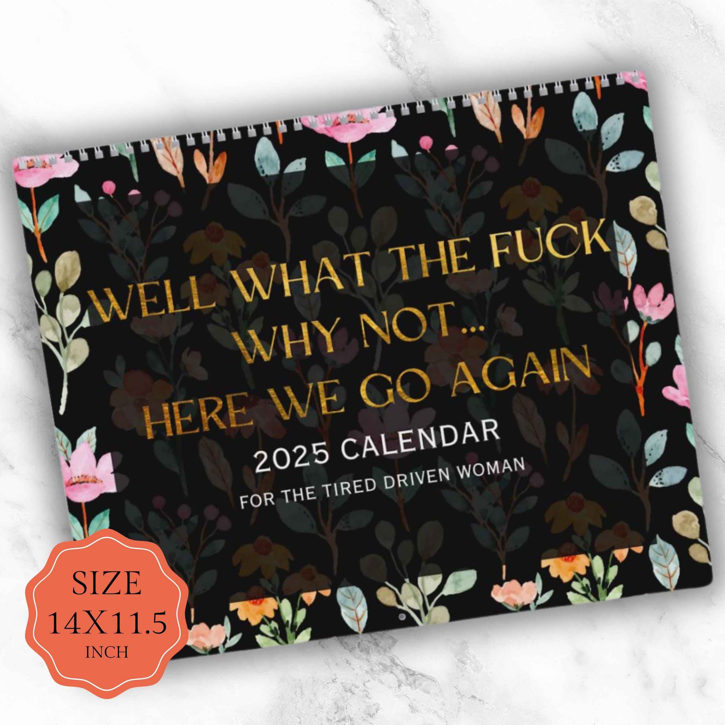 2025 Calendar Cool - Etsy within Chill the Fck Out 2025 Calendar Printable