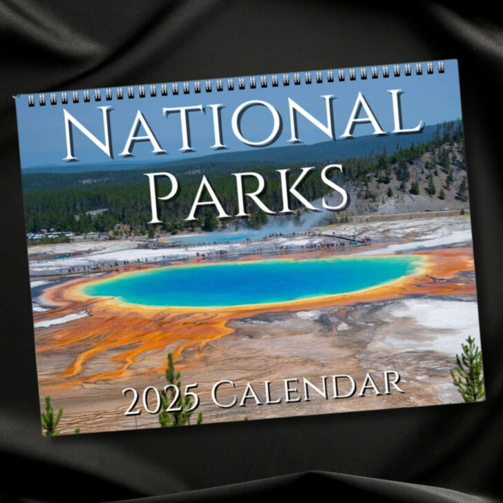 National Parks ADG 2025 Calendar Printable