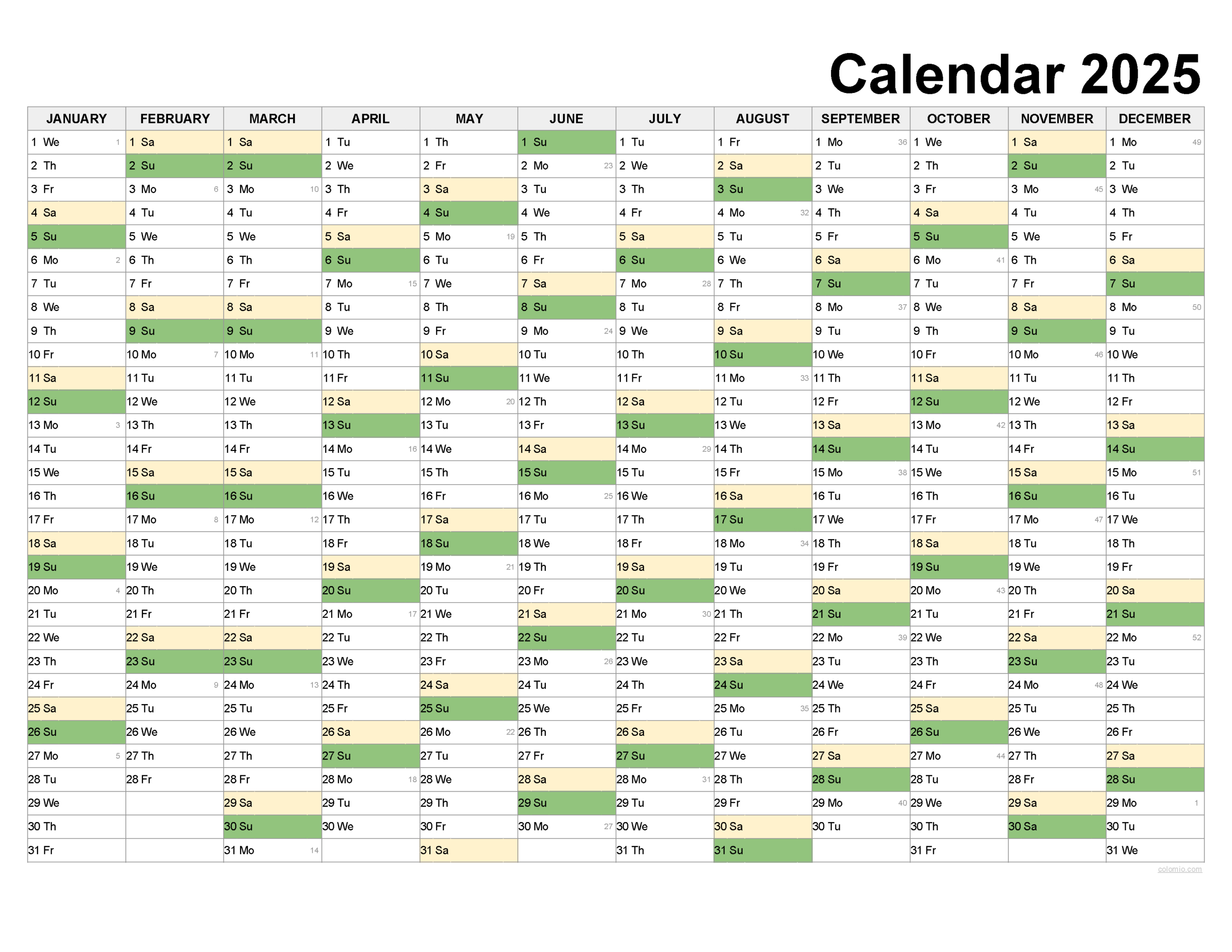2025 Calendar Printable, ✓ Pdf, Excel And Image File - Free intended for Trains Classic 2025 Calendar Printable