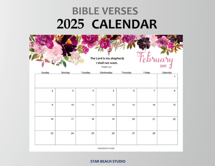 Cocktails 2025 Easel Calendar  Printable