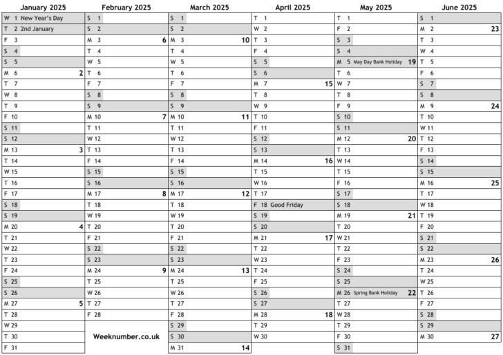 Scotland 2025 Calendar  Printable