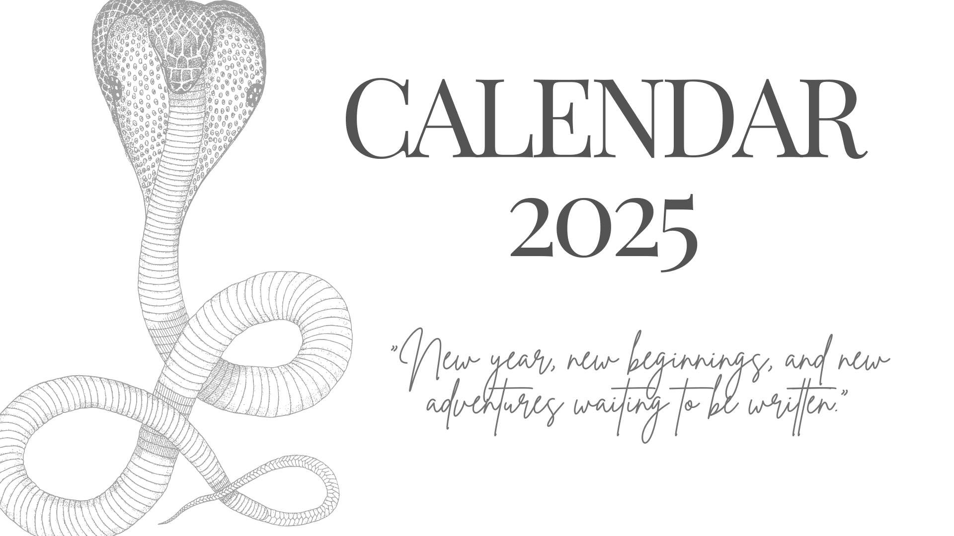 2025 Calendar ( Year Of The Snake )Mjmarquezofficialacc - Raket.ph in Snakes 2025 Calendar Printable