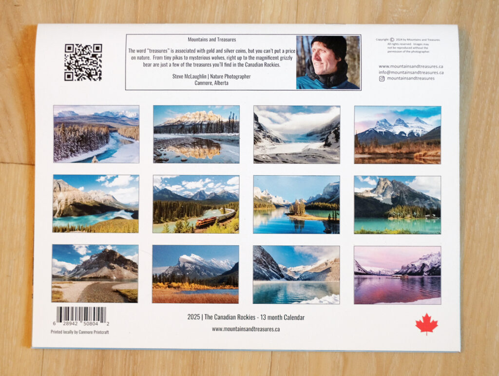 2025 Canadian Rockies Wildlife &amp;amp; Landscape Calendars – Mountains intended for In The Wild America Outdoorsman 2025 Calendar Printable