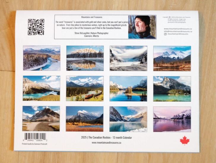 Rocky Mountain Wildlife 2025 Calendar Printable