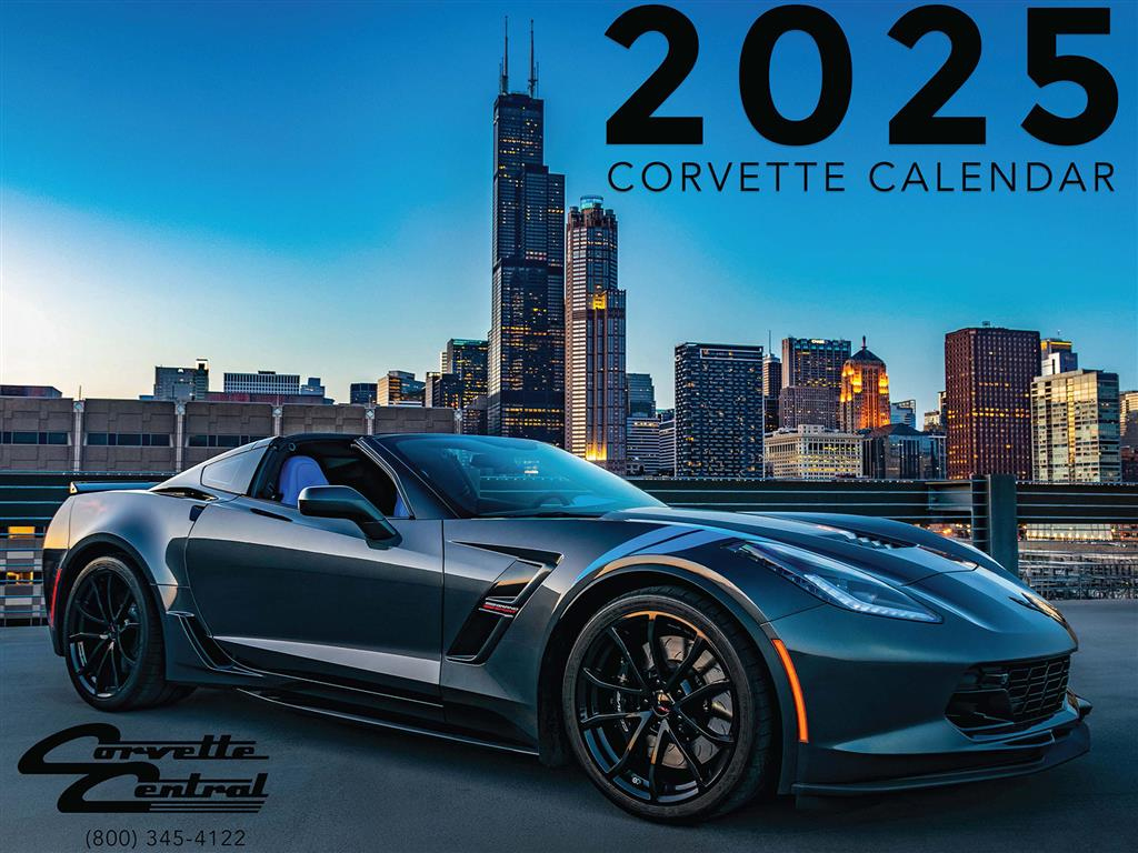 2025 Corvette Central 12-Month Calendar with regard to Corvette 2025 Calendar Printable