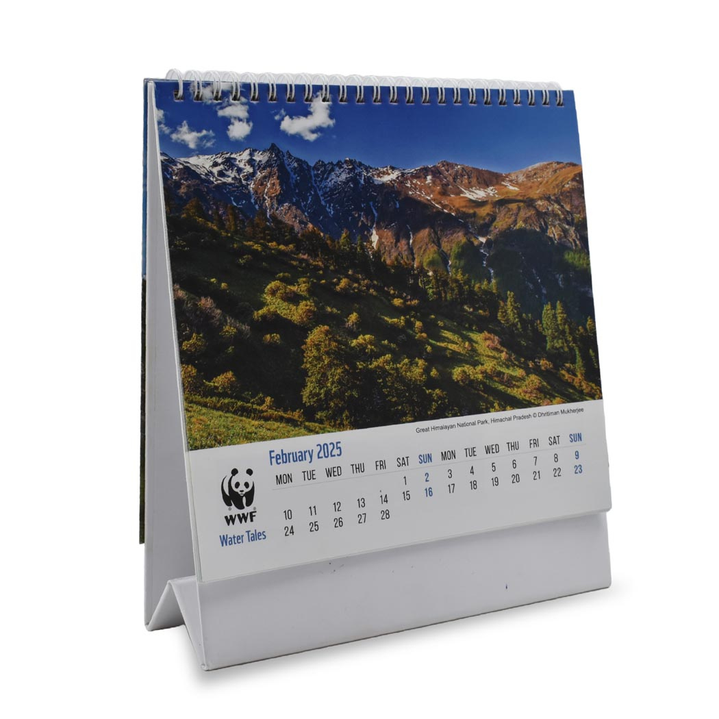 2025 Desk Calendar – Water Tales – Wwf Nature Store intended for National Parks WWF 2025 Calendar Printable