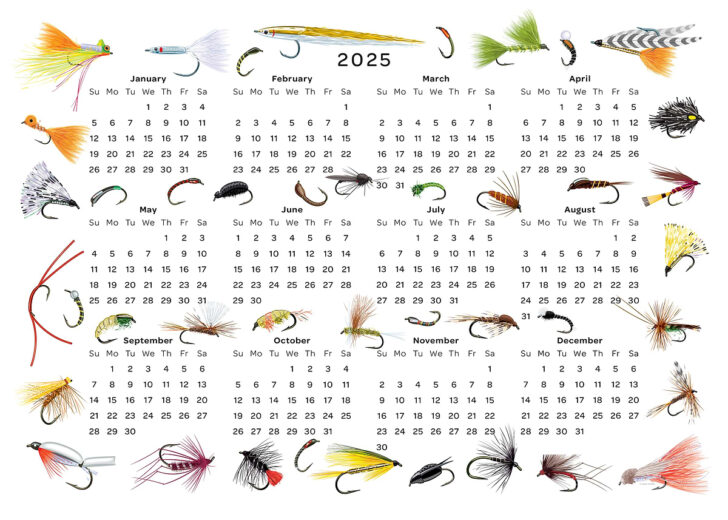 What Fly Fishing Teaches Us 2025 Calendar Printable