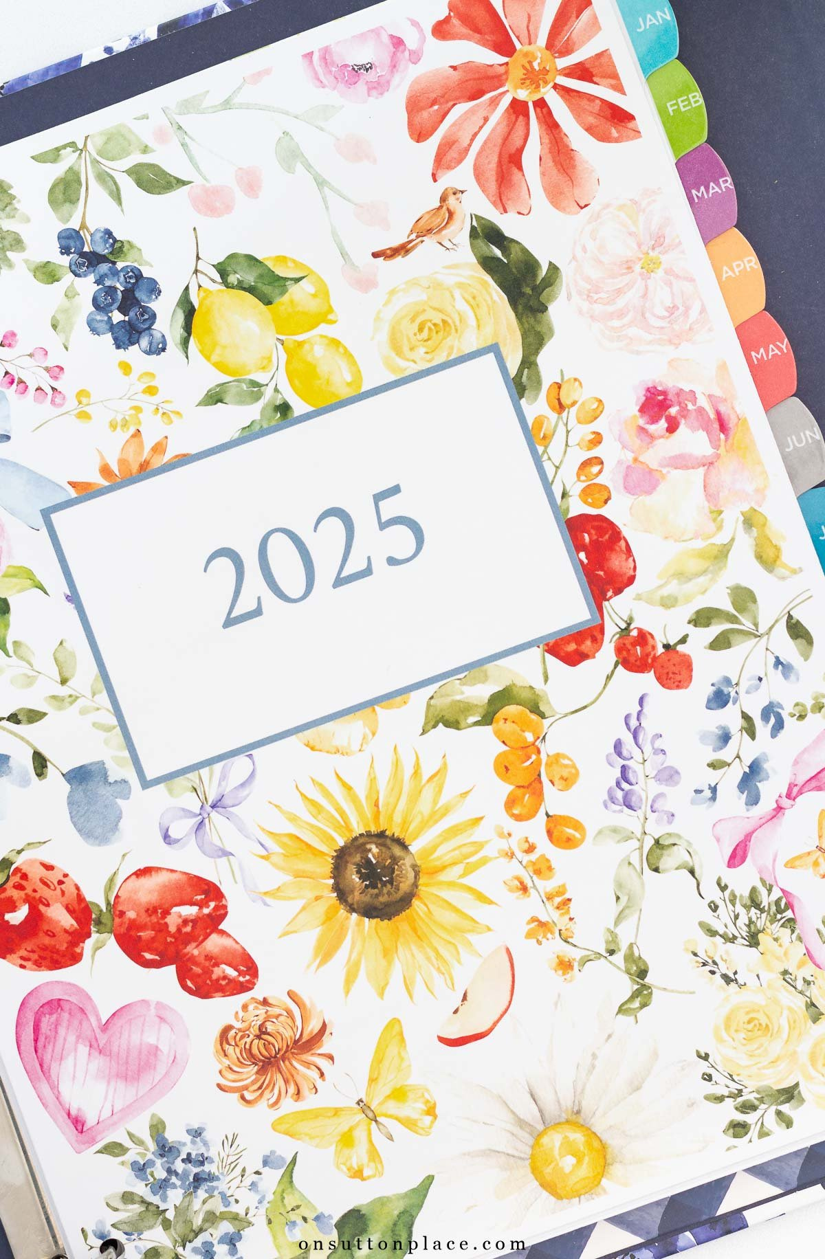 2025 Free Printable Calendar With Planner Pages - On Sutton Place throughout Branch Heart of the Home 2025 Calendar Printable
