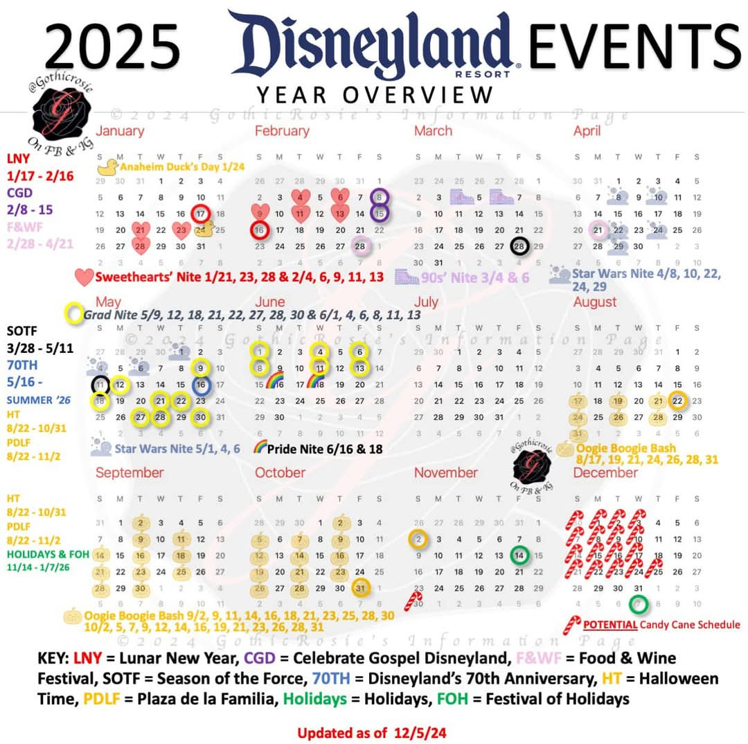 2025 Grad Nights - Disneyland - Touringplans Discussion Forums inside Disneyland Crowd Calendar June 2025