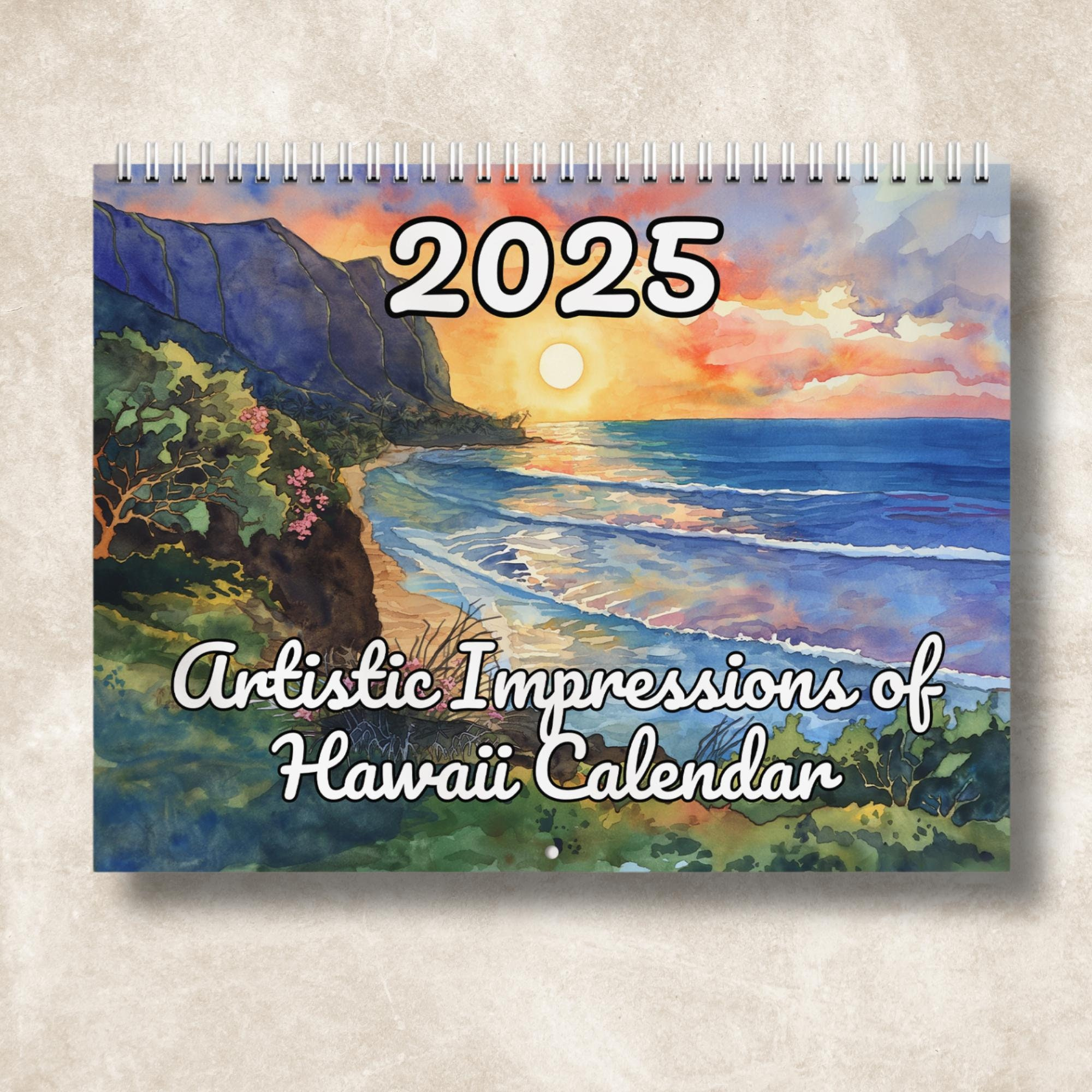2025 Hawaii Calendar - Etsy pertaining to Hawaii Volcanoes 2025 Calendar Printable