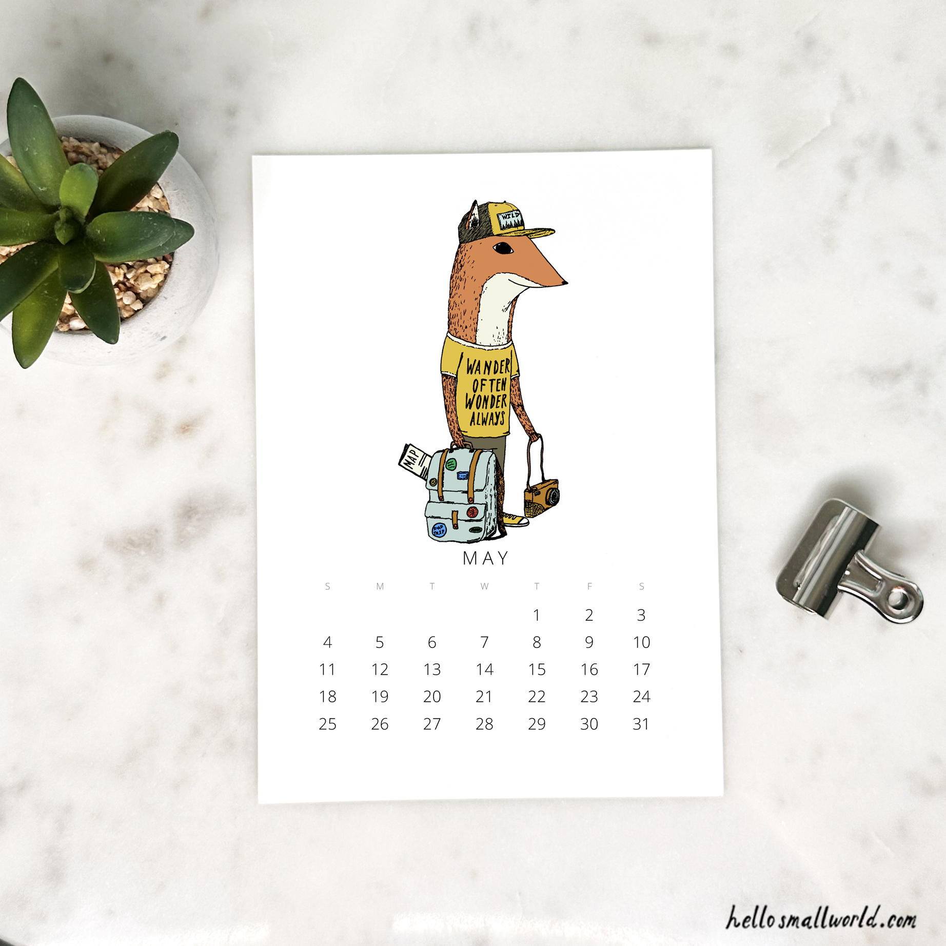 2025 Jaunty Animals Calendar intended for Gallery Animalia 2025 Calendar Printable