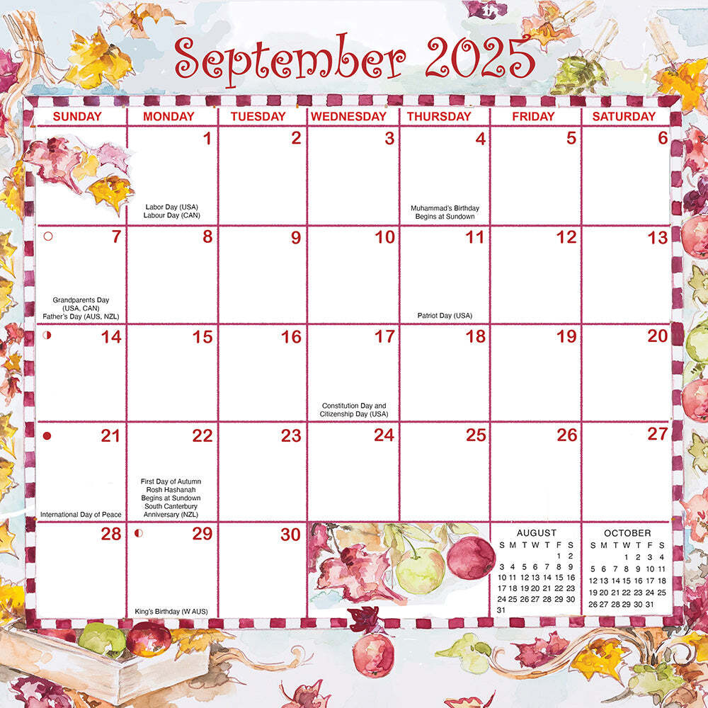 2025 Joyful Seasons Magic Grip Wall Calendar | Ebay Australia regarding Rainbow Magic Grip 2025 Calendar Printable