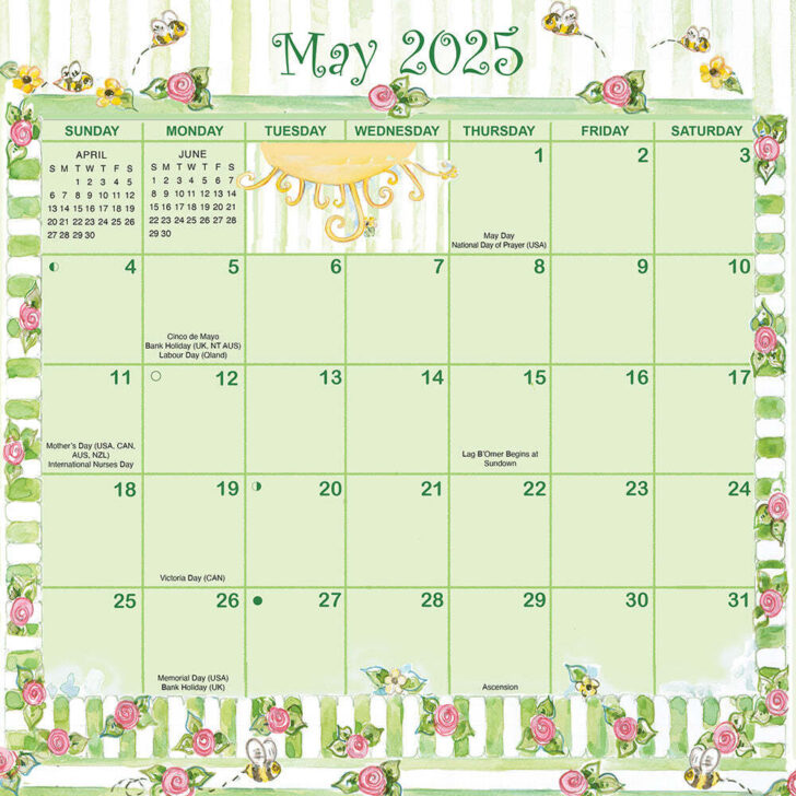 Rainbow Magic Grip 2025 Calendar Printable