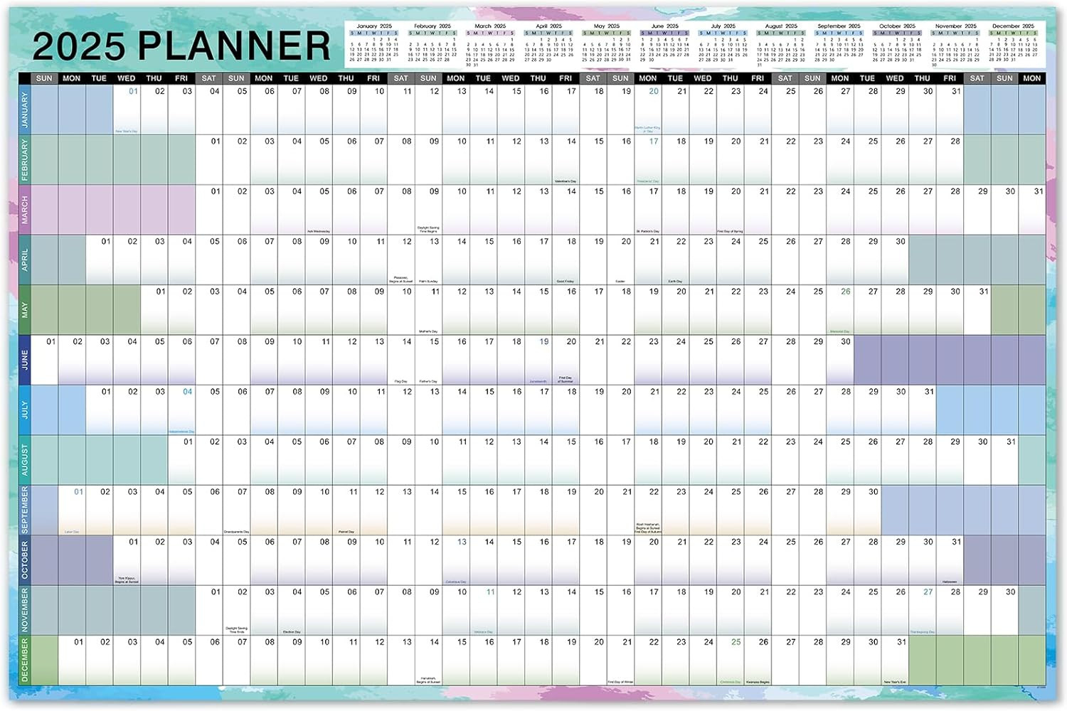 2025 Mini Wall Calendars in South Carolina Wild And Scenic 2025 Calendar Printable