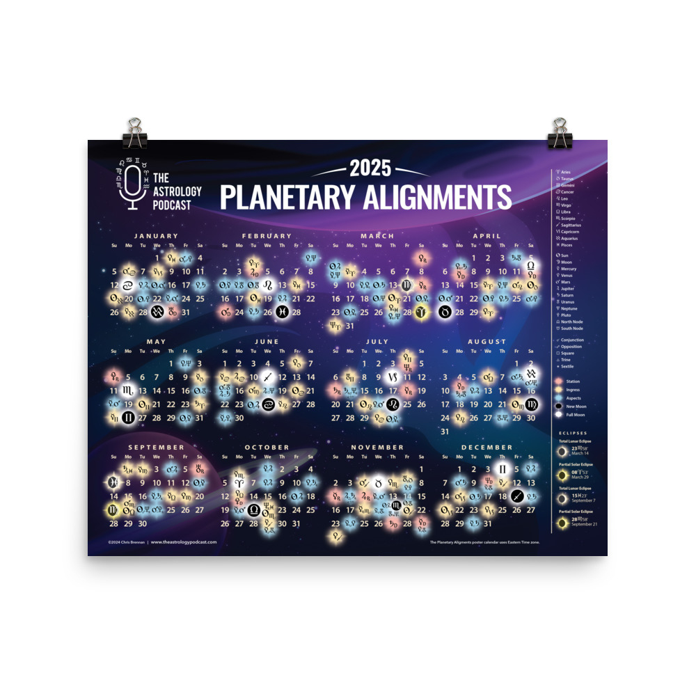 2025 Planetary Alignments Astrology Calendar - The Astrology Podcast regarding Astrology 2025 Calendar Printable