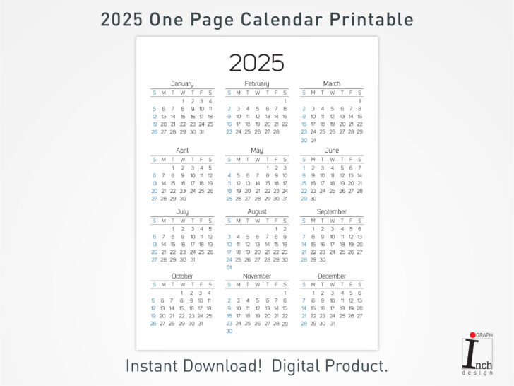 California Vintage 2025 Calendar Printable