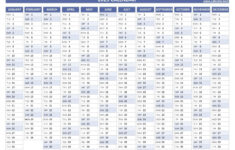 2025 Printable Calendar With Week Numbers And Holidays for Year Of Astrology 2025 Calendar Printable