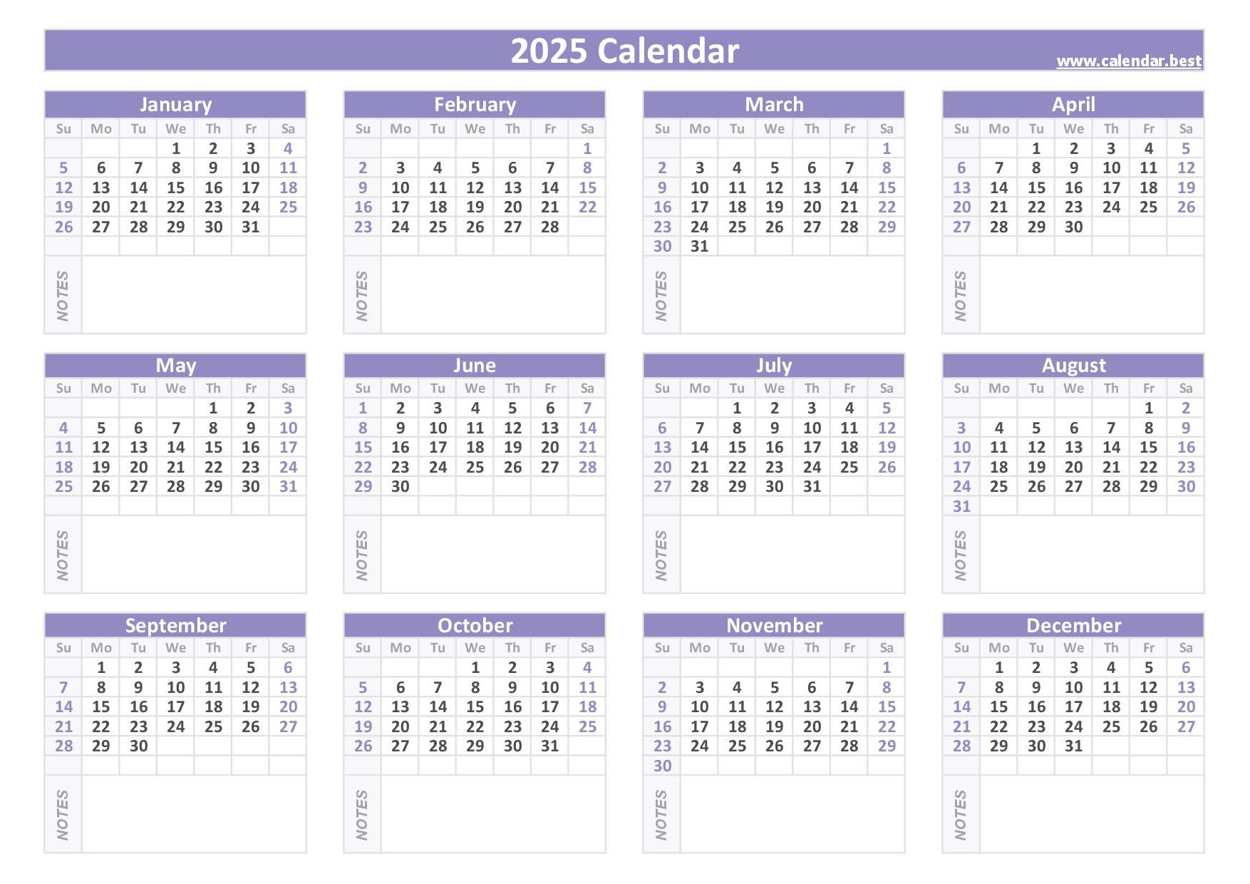 2025 Printable Calendar With Week Numbers And Holidays within Year Of Astrology 2025 Calendar Printable