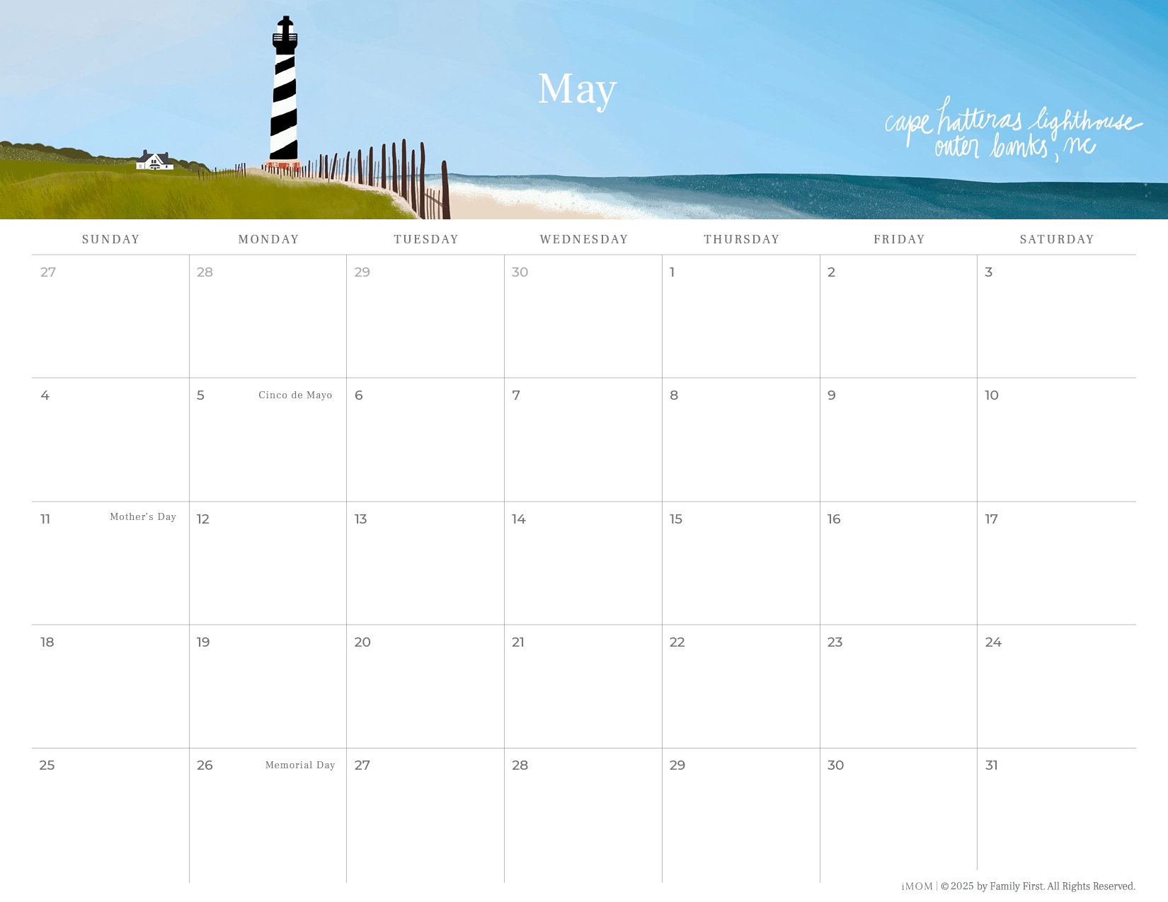 2025 Printable Travel Calendar For Moms - Imom in Wanderlust 2025 Calendar Printable