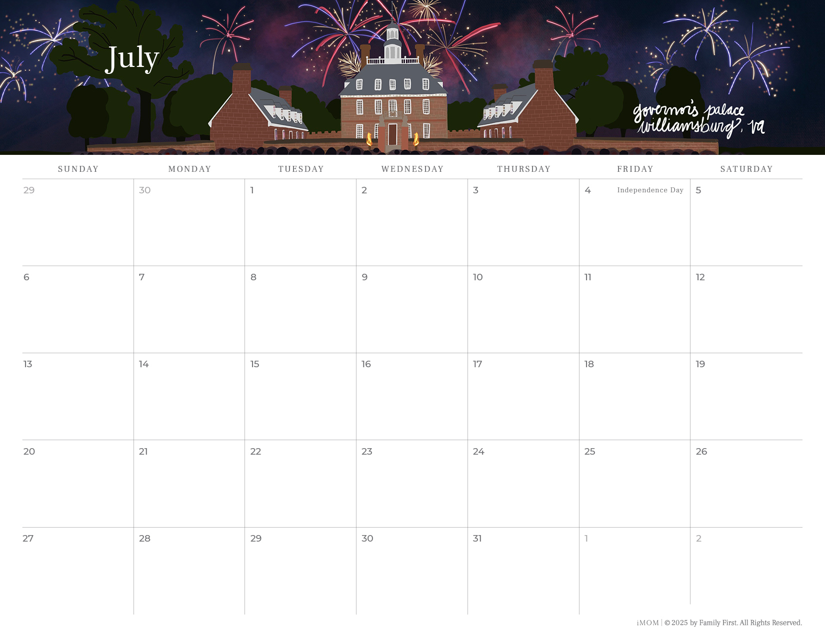 2025 Printable Travel Calendar For Moms - Imom intended for Great American Road Trip Travel Post 2025 Calendar Printable