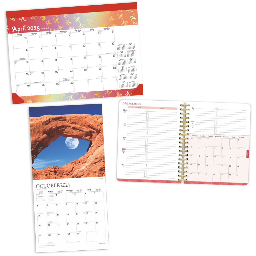 2025 Product Image Table | Plato Calendars in Hummingbirds Plato 2025 Calendar Printable