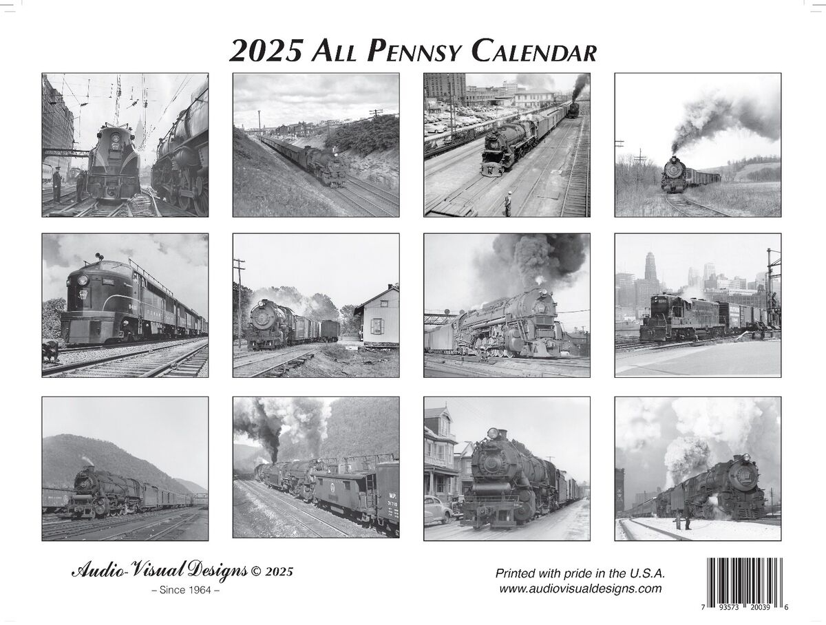 2025 Prr Pennsy Railroad Calendar Publishedaudio-Visual within Pennsylvania 2025 Calendar Printable