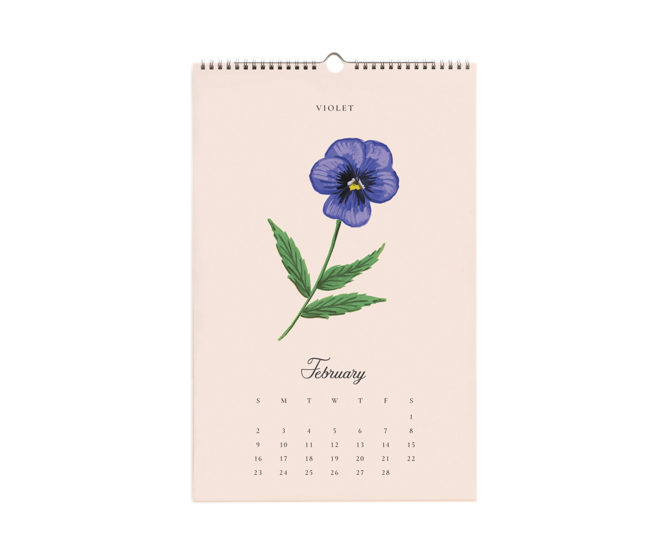2025 Say It With Flowers Wall Calendar - Rifle Paper Co. Calendar in Say It With Flowers 2025 Calendar Printable
