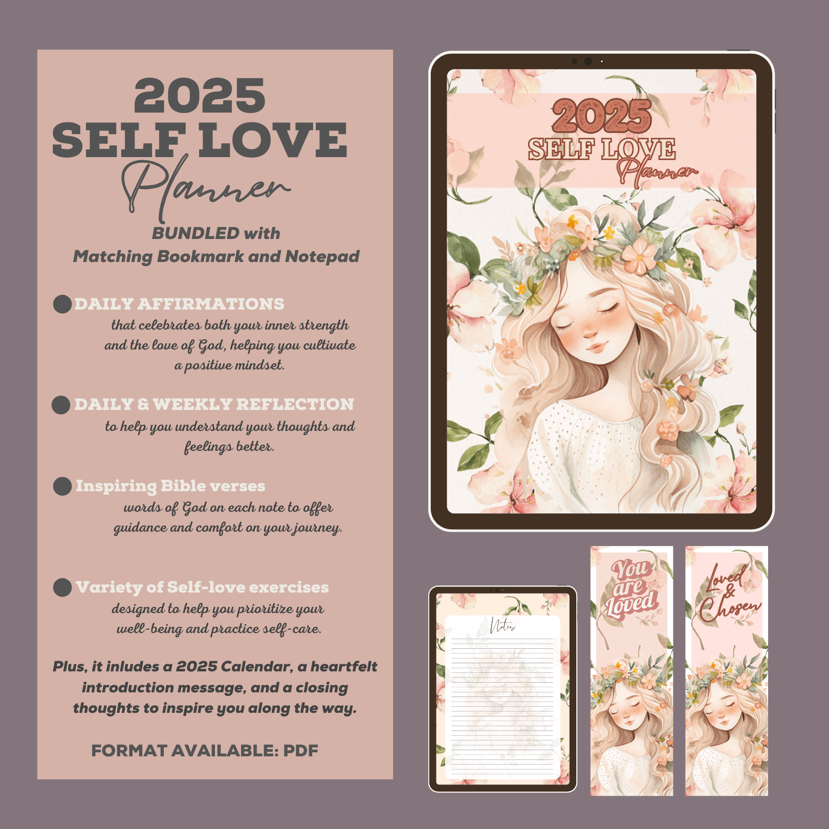 2025 Self Love Planner Spring Theme 1Jmeafrica - Raket.ph inside Year Of Self Love 2025 Calendar Printable