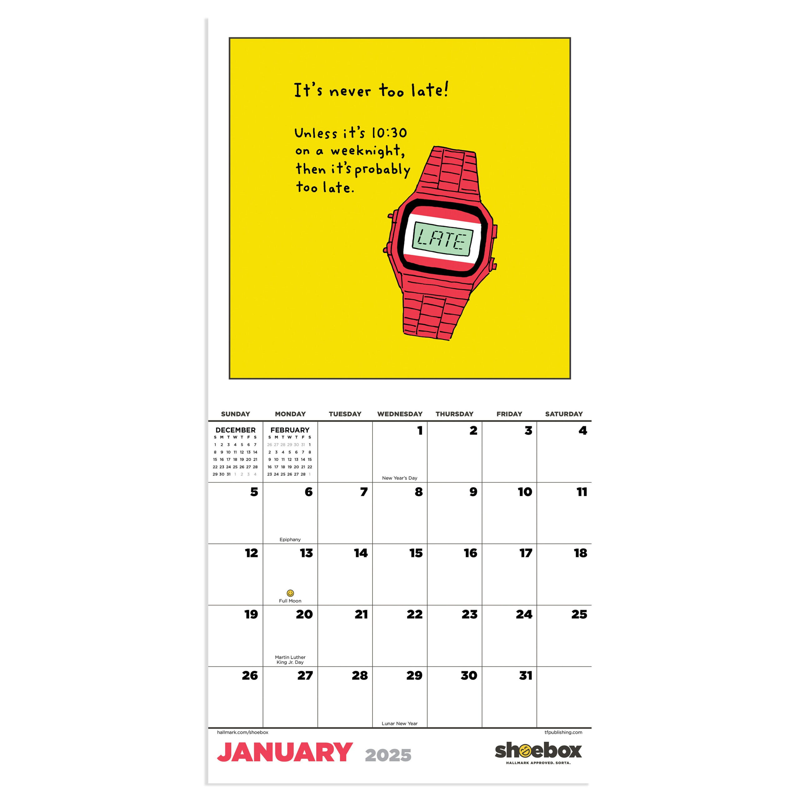 2025 Shoebox Mini Calendar - Etsy for Shoebox 2025 Calendar Printable