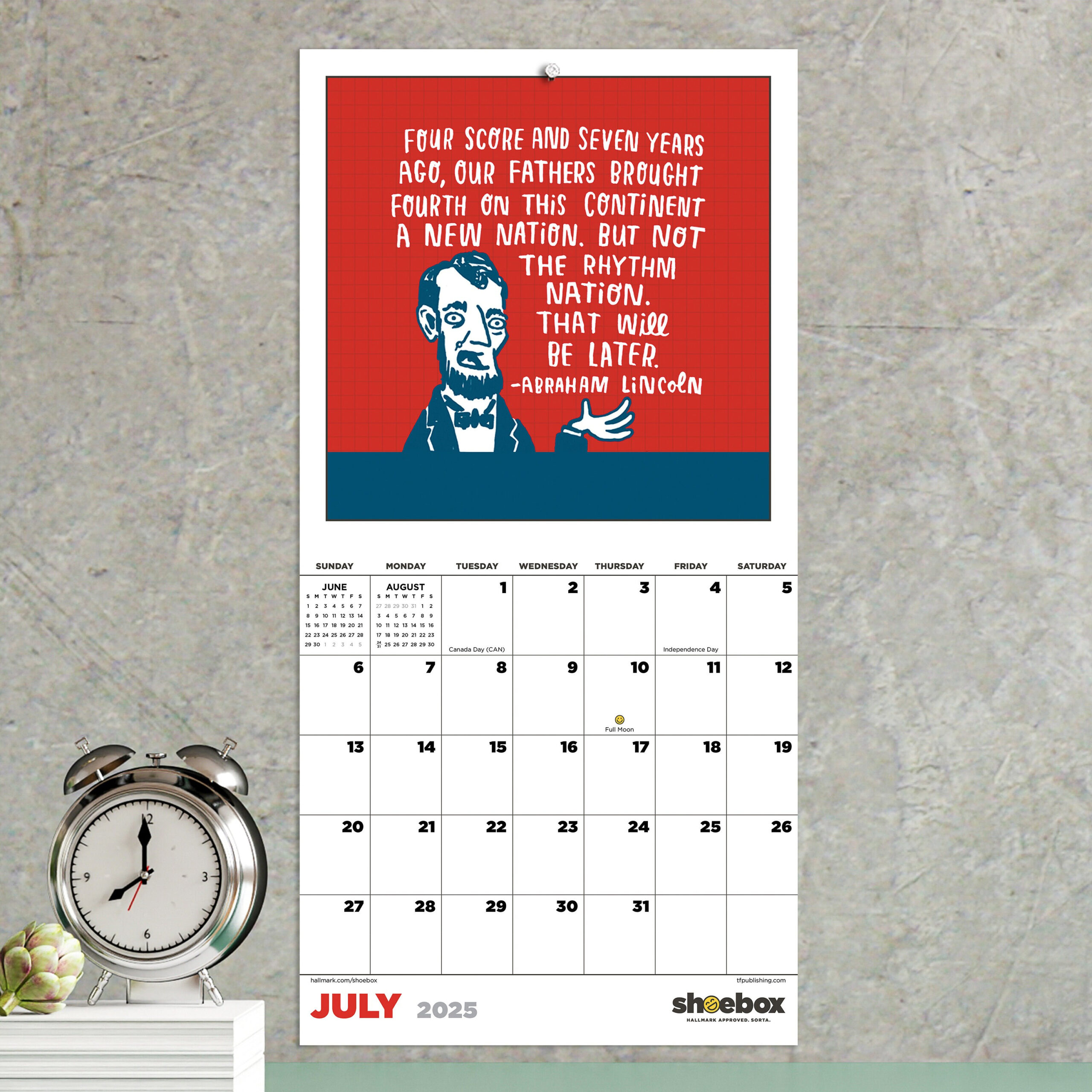 2025 Shoebox Mini Calendar - Etsy throughout Shoebox 2025 Calendar Printable