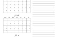 2025 Summer Calendars – 27 Free Printables | Printabulls regarding June – July Calendar 2025