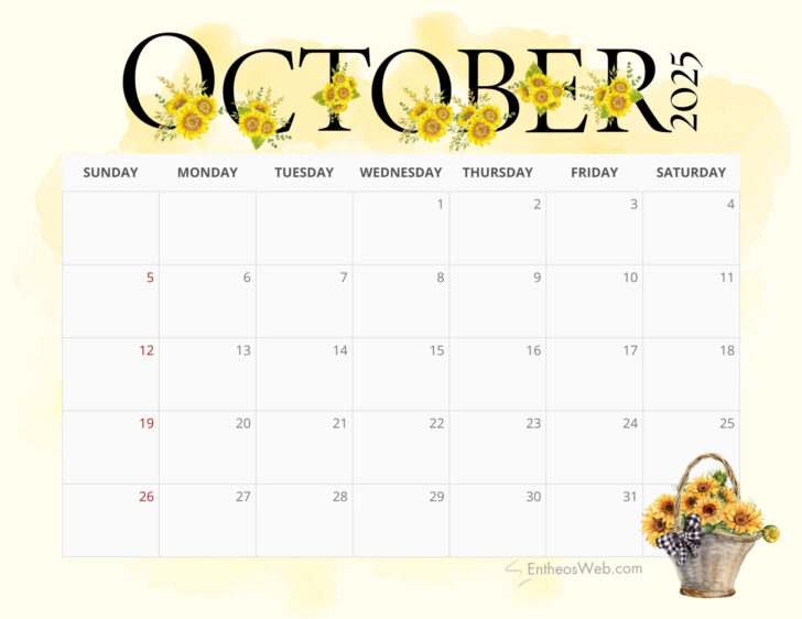 Great Outdoors Photo 2025 Calendar Printable