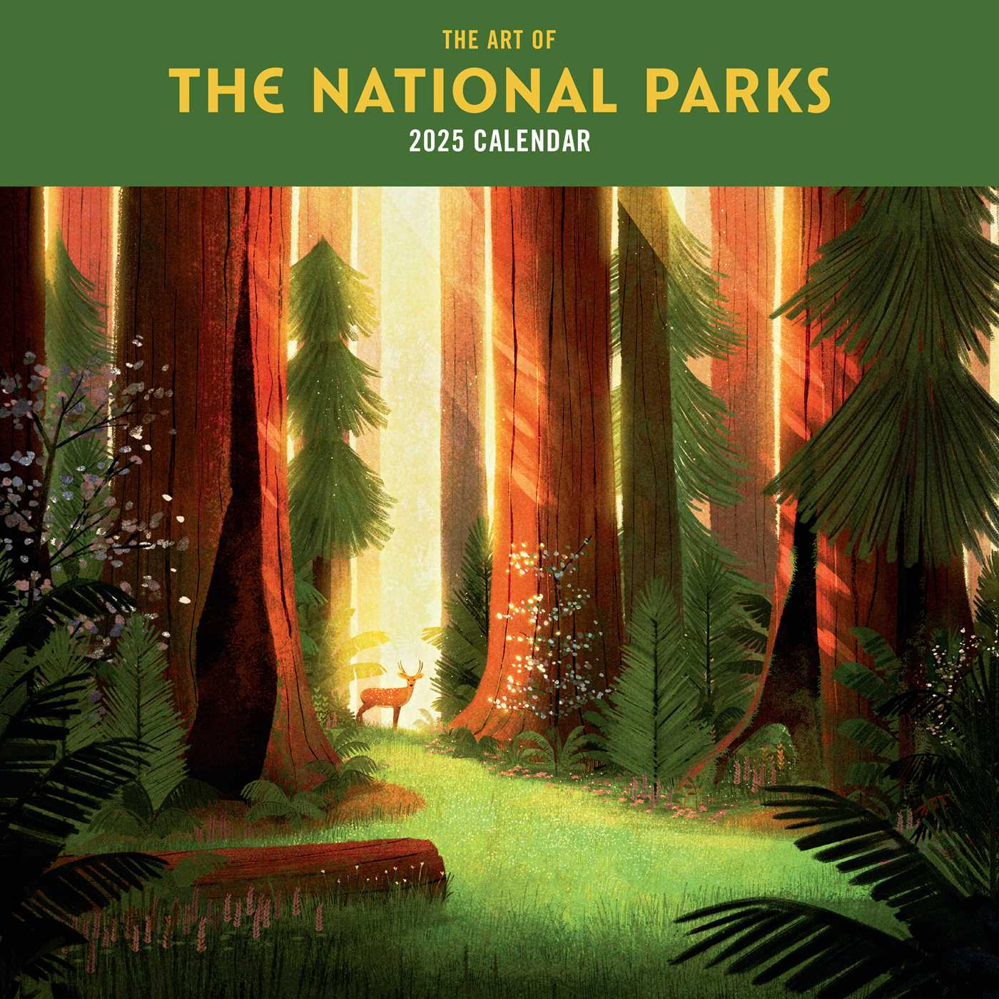 2025 The Art Of The National Parks Wall Calendar - Book Summary throughout Grand Canyon 2025 Calendar Printable
