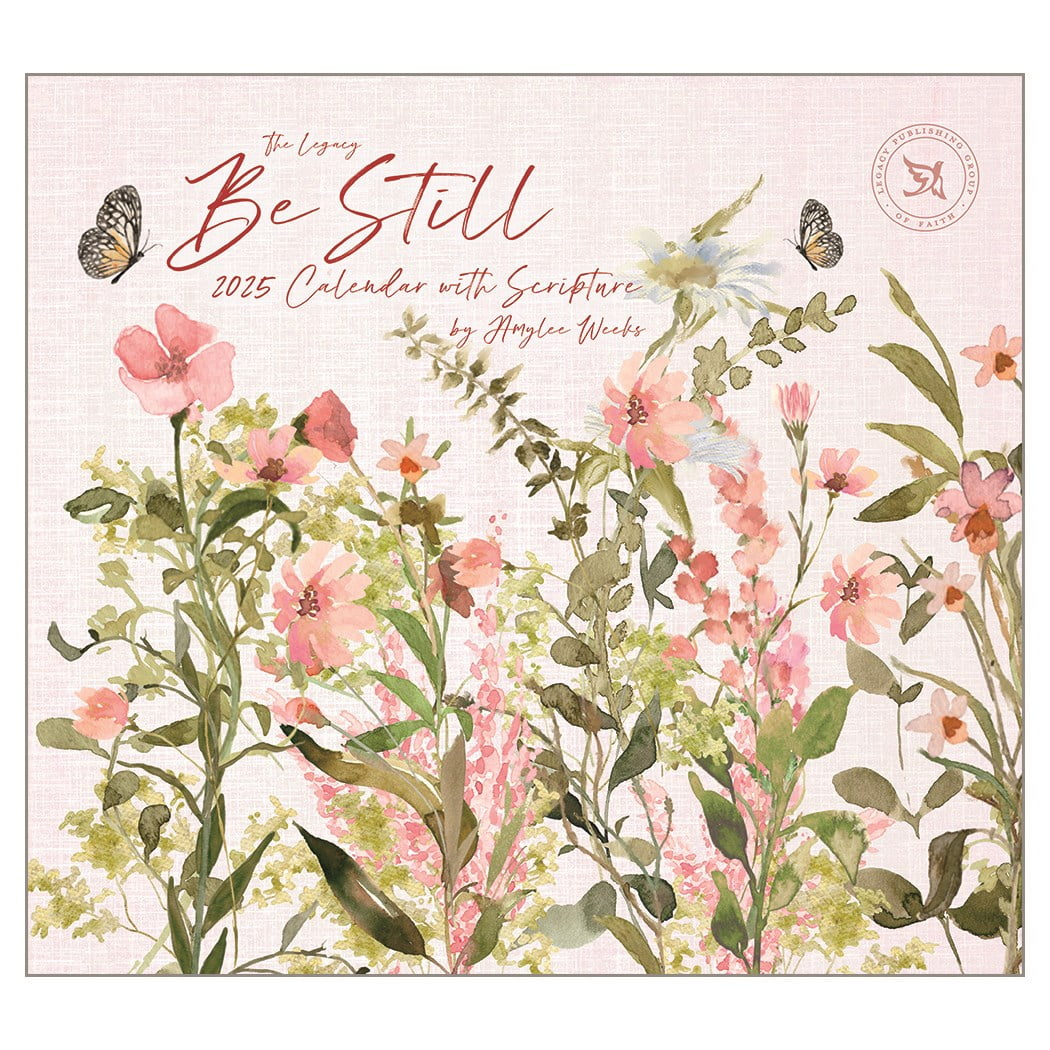 2025 Wall Calendar-Be Still (13.66&amp;quot; X 12&amp;quot;) regarding Graceful Garden 2025 Calendar Printable
